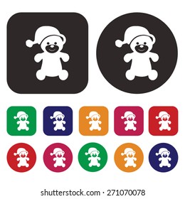 Doll icon. Toy icon