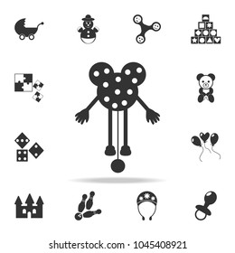 doll toy on a string icon. Detailed set of baby toys icons. Premium quality graphic design. One of the collection icons for websites, web design, mobile app on white background