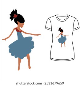 Design de vetor de boneca para mulheres t-shirt