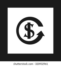 dollar arrow