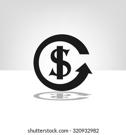dollar arrow