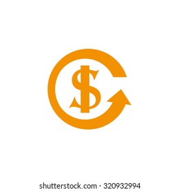 dollar arrow
