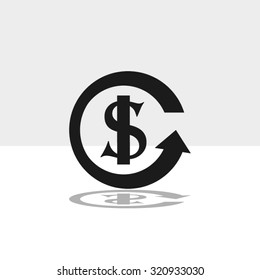 dollar arrow