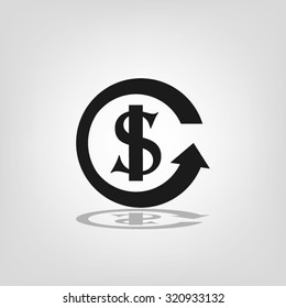 dollar arrow