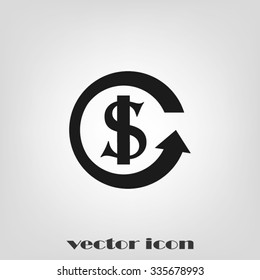 dollar arrow
