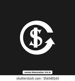 dollar arrow