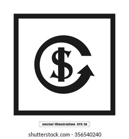 dollar arrow