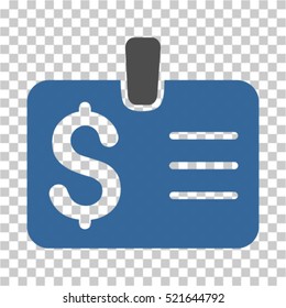 Dollar Badge icon. Vector pictograph style is a flat symbol, color, chess transparent background. Designed for software and web interface toolbars and menus.