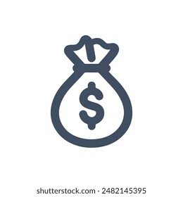 Dollar bag cash coin business buy money design.