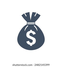 Dollar bag cash coin business buy money design.