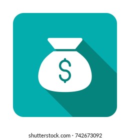 dollar bag icon