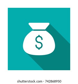 dollar bag icon