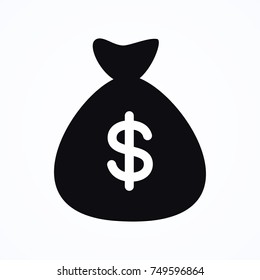 dollar bag icon