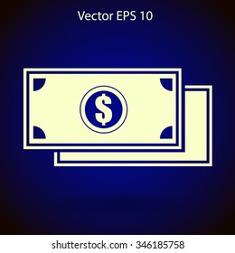 dollar banknote vector illustration