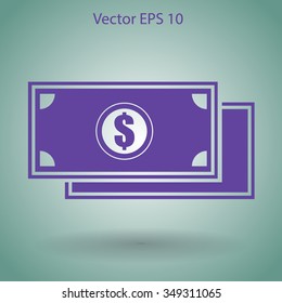 dollar banknote vector illustration