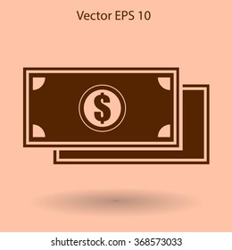 dollar banknote vector illustration