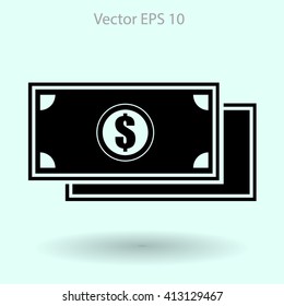 dollar banknote vector illustration