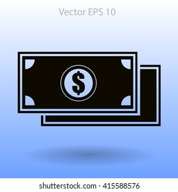 dollar banknote vector illustration