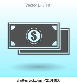 dollar banknote vector illustration