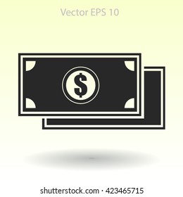 dollar banknote vector illustration