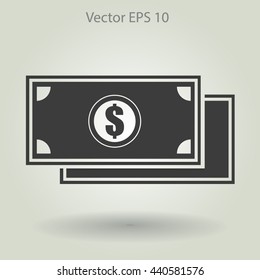 dollar banknote vector illustration