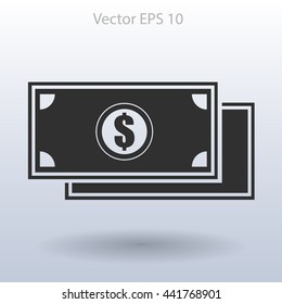 dollar banknote vector illustration