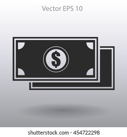 dollar banknote vector illustration