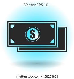 dollar banknote vector illustration