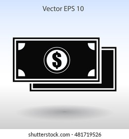 dollar banknote vector illustration