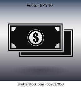 dollar banknote vector illustration