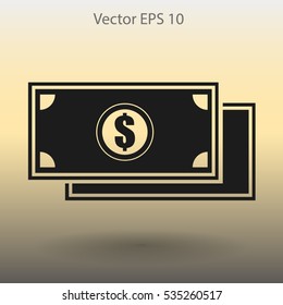 dollar banknote vector illustration