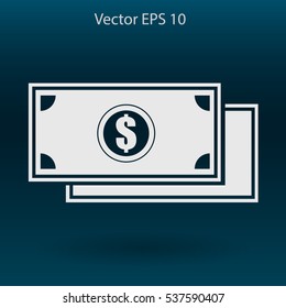 dollar banknote vector illustration