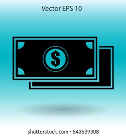 dollar banknote vector illustration
