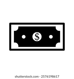 Dollar banknotes, dollar bundle sign, dollar money cash icon, money payment
