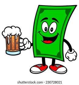 Dollar with Beer