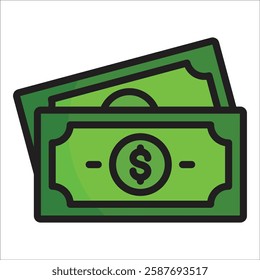 Dollar Bill Icon Element For Design