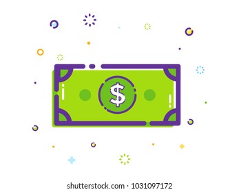 The Dollar Bill Illustration