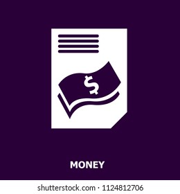 dollar bill isolated. vector illustration