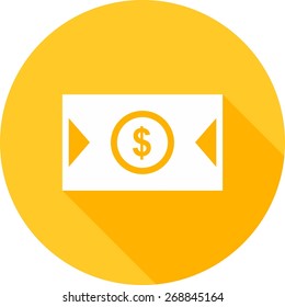 Dollar, bill, money, cash icon vector image. Can also be used for eCommerce, shopping, business. Suitable for web apps, mobile apps and print media.