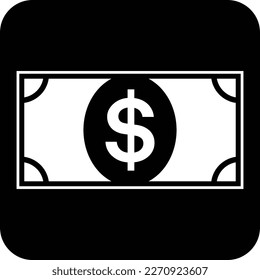 Icono del logotipo del vector de facturación del dólar