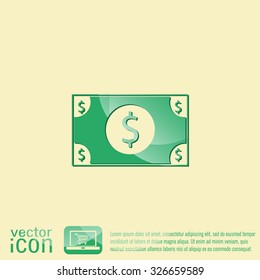 Dollar bill. symbol of money