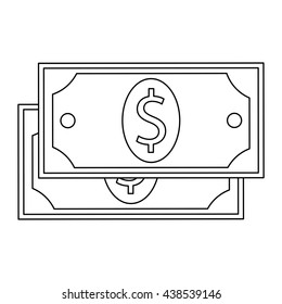 dollar bill , Vector illustration