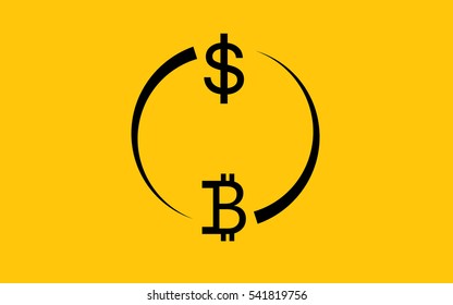 Dollar Bitcoin Exchange icon.