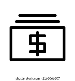icono de agente de dólar o logotipo símbolo de signo aislado ilustración vectorial - iconos vectoriales de estilo negro de alta calidad
