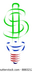 dollar bulb concept