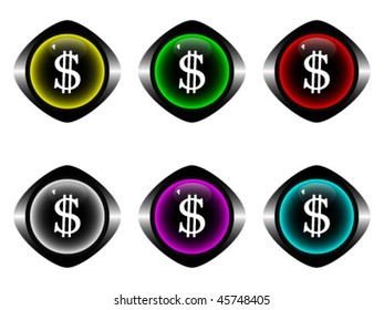 dollar buttons
