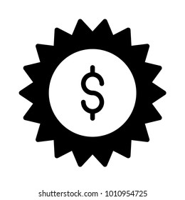 dollar cash badge 