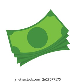 Dollar Cash Icon Illustration. Dollar Bill Money Cash vector