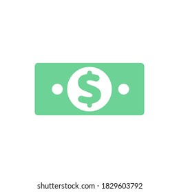 Dollar cash icon. Paper money sign. Vector illustration