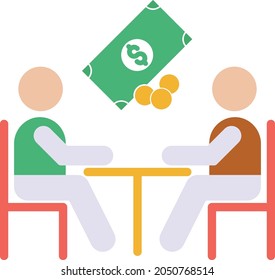 Dollar cash Isolated Vector icon which can easily modify or edit

